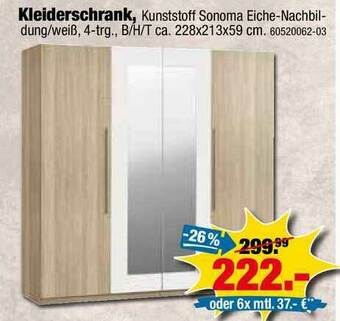 SB Lagerkauf Kleiderschrank Angebot