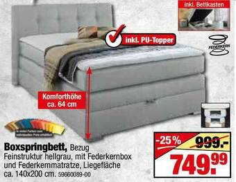 SB Lagerkauf Boxspringbett Angebot