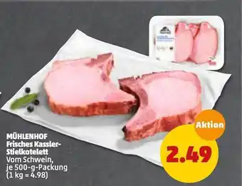 PENNY Mühlenhof Frisches Kassler Stielkotelette Angebot