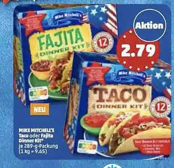 PENNY Mike mitchell's taco oder fajita dinner kit Angebot