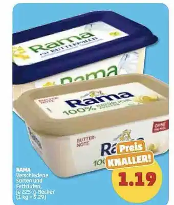 PENNY Rama verschiedene sorten Angebot