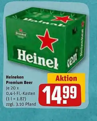 REWE Kaufpark Heineken premium beer Angebot