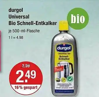 V Markt Durgol universal bio schnell-entkalker Angebot