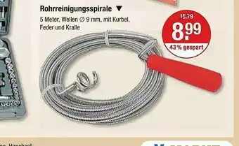 V Markt Rohrreinigungsspirale Angebot