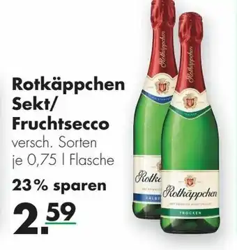 Handelshof Rotkäppchen Sekt/Fruchtsecco 0,75L Angebot