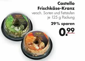 Handelshof Castello Frischkäse Kranz 125g Angebot