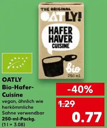 Kaufland Oatly Bio Hafer Cuisine 250 ml Packg. Angebot