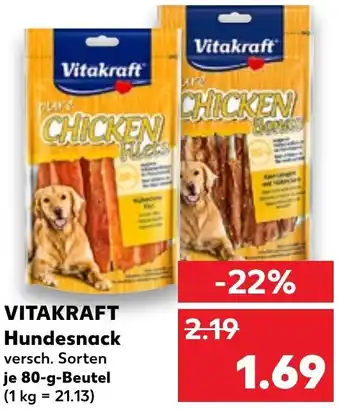 Kaufland Vitakraft Hundesnack 80 g Beutel Angebot