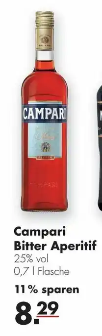 Handelshof Campari Bitter Aperitif 0,7L Angebot