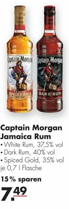 Handelshof Captain Morgan Jamaica Rum 0,7L Angebot