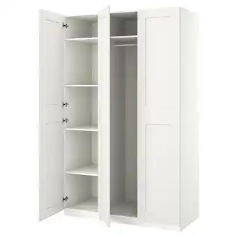 IKEA Pax / grimo schrankkombination weiß/weiß 150x60x236 cm Angebot