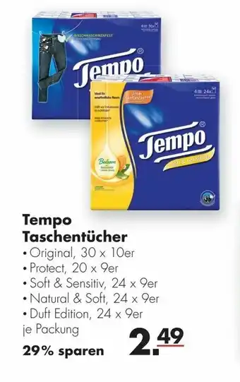 Handelshof Tempo Taschentücher Angebot