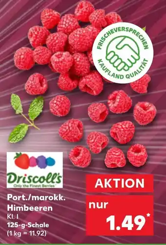 Kaufland Driscoll's Himbeeren 125 g Schale Angebot