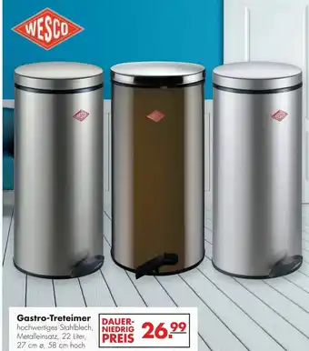 Handelshof Wesco Gastro-Treteimer Angebot