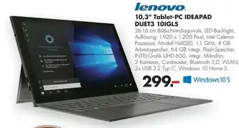 Handelshof Lenovo 10,3" Tablet-PC Ideapad Duet3 10IGL5 Angebot