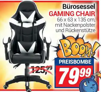 CENTERSHOP Bürosessel Gaming Chair Angebot