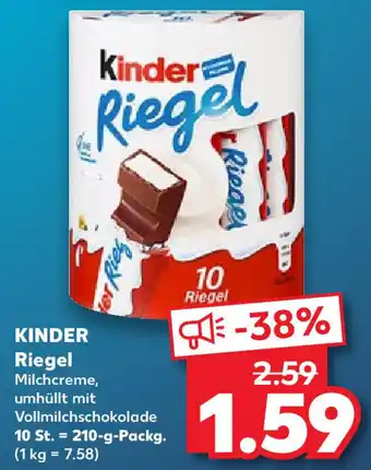 Kaufland Kinder Riegel 210 g Packg. Angebot