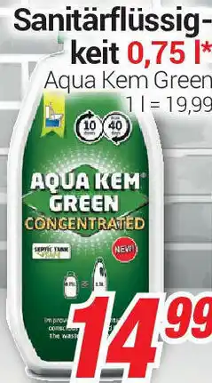 CENTERSHOP Sanitärflüssigkeit 0,75L Angebot