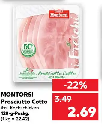 Kaufland Montorsi Prosciutto Cotto 120 g Packg. Angebot