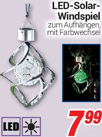 CENTERSHOP LED-Solar Windspiel Angebot