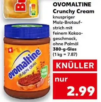 Kaufland Ovomaltine Crunchy Cream 380 g Glas Angebot