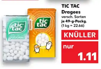 Kaufland Tic Tac Dragees 49 g Packg. Angebot