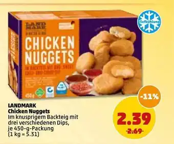 PENNY Landmark Chicken Nuggets Angebot