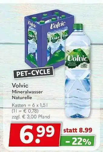 Getränkeland Volvic mineralwasser naturelle Angebot