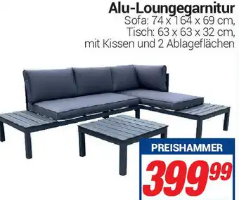 CENTERSHOP Alu-Loungegarnitur Angebot