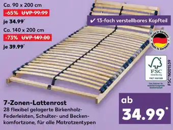 Kaufland 7 Zonen Lattenrost Angebot