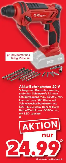 Kaufland Akku Bohrhammer 20V Angebot