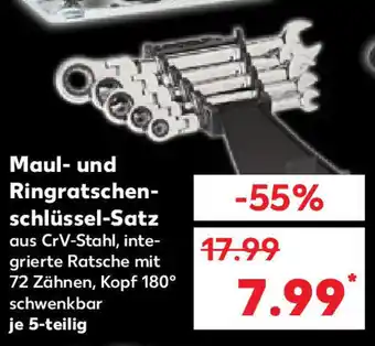 Kaufland Maul und Ringratschenschlüssel Satz 5 teilig Angebot
