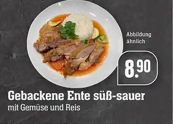 Scheck-in-Center Gebackene ente süß-sauer Angebot