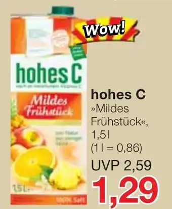 Jawoll hohes C>>Mildes Frühstück<< Angebot