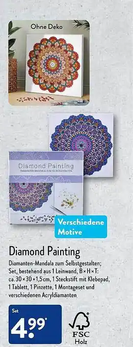 Aldi Nord Diamond painting Angebot