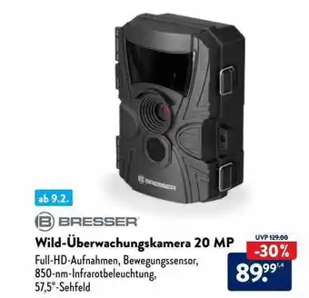 Aldi Nord Bresser wild-überwachungskamera 20 mp Angebot