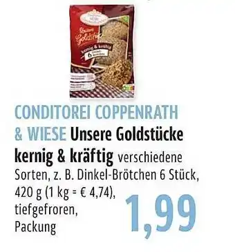 BUNGERT Conditorei coppenrath & wiese unsere goldstücke kernig & kräftig Angebot