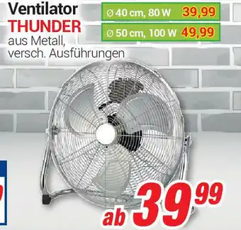 CENTERSHOP Ventilator Thunder Angebot