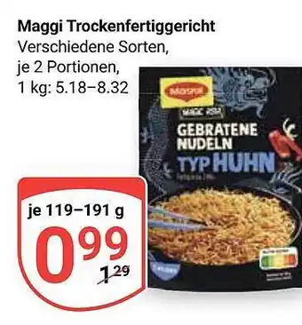 Globus Maggi trockenfertiggericht Angebot