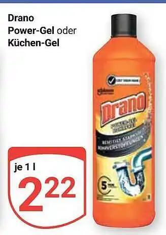 Globus Drano power-gel oder küchen-gel Angebot