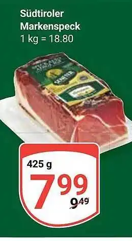 Globus Südtiroler markenspeck Angebot