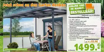 Globus Baumarkt Terrassenüberdachung Angebot