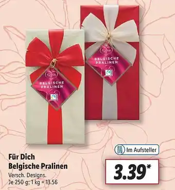 Lidl Für dich belgische pralinen Angebot