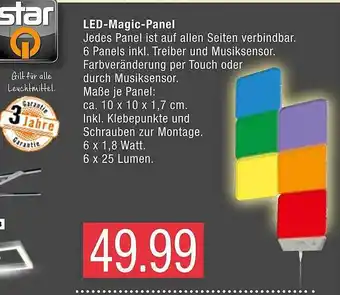 Marktkauf Led-magic-panel starq Angebot