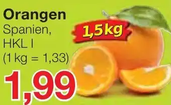 Jawoll Orangen Spanien 1,5 kg Angebot