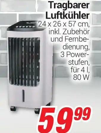 CENTERSHOP Tragbarer Luftkühler Angebot