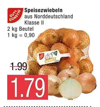 Marktkauf Gut & günstig speisezwiebeln Angebot