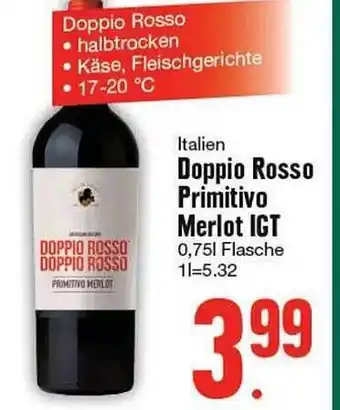 Edeka Doppio rosso primitivo merlot igt Angebot