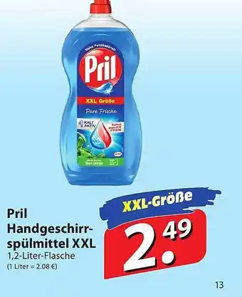 Famila Nord Ost Pril handgeschirrspülmittel xxl Angebot