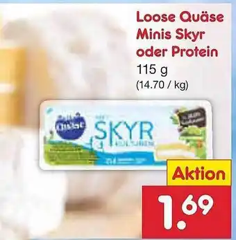 Netto Marken-Discount Loose quäse minis skyr oder protein Angebot